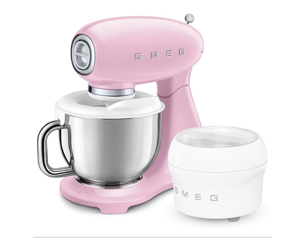 Mikser planetarny SMEG 50’s Style SMF05PKEU pastelowa róż 4,8L | 1000 W